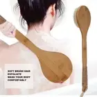 Shower Back Brush Long Handle Bathing Scrubber Massager Exfoliating Brush