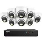 ANNKE 5MP 8CH Security System PoE Audio Camera Night Vision Motion Detection
