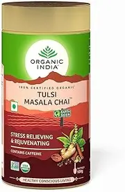 Green Velly Organic Tulsi Masala Chai - 100 g