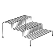 3-Tier Onyx Spice Rack Shelf Organizer
