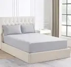 Ddecor Home 1500 Thread count Premium Cotton Blend Silver Queen Combo Set by Dde