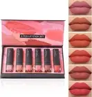 6PCS Matte Lipstick Set,Long Lasting & Non-Stick Cup and Waterproof Lip Gloss Se