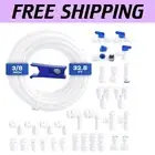 Durable 3/8" Reverse Osmosis Water Tubing & Fittings—Easy Installation Kit