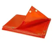 Steiner 338-6X8 6x8 ft ArcView Orange Transparent FR Vinyl Welding Screen