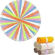 Yatnks 60Pcs Roll-up Clothes Storage Elastic Band, Adjustable Clothing Storage Binding Strap with Button and Buttonholes for Travel Luggage, Drawer, Closet, Mixed