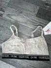 NEW NWT Calvin Klein One CK One Beige Snake Skin No Wire Bralette Size Small