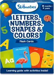 Thick Flash Cards for Toddlers - Letters, Numbers, Shapes & Colors, Montessori G