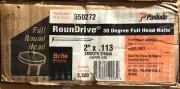 PASLODE RounDrive 2” x .113 30 Degree Full Head Nails Brite (Box Of 5500)