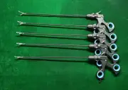 5pc Laparoscopic Fenestrated Grasping Forcep 5mmx330mm Reusable Instruments