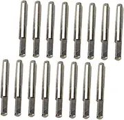 BESPORTBLE 16Pcs Zither Tuning Pins Silver Metal Fixing Nails for Harp Lyre Guzheng Dulcimer Easy Installation Musical Instrument Accessories
