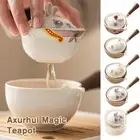 Magic Teapot, Portable Teapot Set with 360 Rotation Maker✨3 Tea J6K3