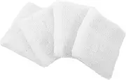 4pcs Sports Wristband Breathable Cotton Sports Belt Plush Gloves Stabilizer Decoration Thermal Label Printer Stand Running Belt Multi-Function Ashtray Women's Belt White Polyester