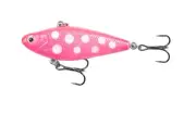 Clam Psycho Shad 1/4 oz - Glow Pink Wonderbread - Lipless Ice Fishing Lure