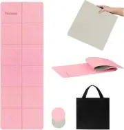 Foldable Yoga Mat 6mm TPE Yoga Mat Double Layers Exercise Mat with Anti-slip Fun