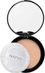 Natio Australia Pressed Powder Light 15g - Powder Fountation, Pressed Makeup Setting Powder Compact - Made in Australia