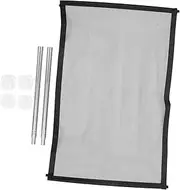VANZACK 1 Set Protective Isolation Net Outdoor Cages Playpen Dog Playpen Kit Gate Cat Banister Hamster Cage Pet Barrier Fence Kennel Safety Stainless Steel Black