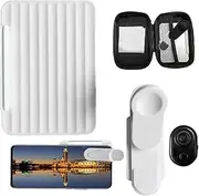 Phone Camera Clip Selfie Reflector - Camera Reflector Selfie Mirror | Adjustable Angle Mobile Phone Supplies for Travel, Camping, Other Outdoor Activities