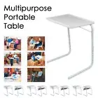 Multipurpose Portable Folding Table Adjustable Tray Laptop Dinner Desk Bed