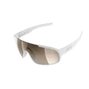 POC Crave Sunglasses Hydrogen White With Brown/Silver Mirror Lens