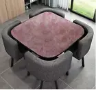 30" Rose Quartz Coffee & Tea Table Modern Console Bar Desk Luxury Garden Desk