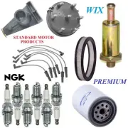 Tune Up Kit Filters Cap Wire Spark Plugs For FORD FAIRMONT L6 3.3L 1979