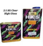 HKS High Gloss 2k Clear Kit 1.5L Automotive Car Smash Repair Paint HS 2:1