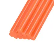 Hot Glue Sticks Mini Adhesive Hot Melt Glue Gun Sticks 0.27" x 4"/Orange/12 Pcs