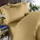 1200 Thread Count 100% Egyptian Cotton Bed Sheet Set 1200 TC TWIN Gold Solid