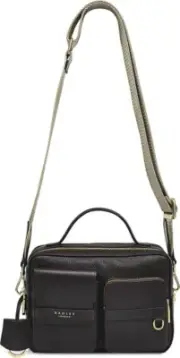 $248 Radley London Women's Garrick Street Zip Top Cross Body, Dark Brown