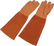 IWOWHERO 2-pack Heavy Duty Work Gloves Puncture Proof Protective Garden Gloves Long Sleeves for Labour Protection