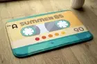 Bathroom Rug Anti-Slip Super Soft Absorbent - 90x60 cm - Kaseta Retro