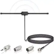 FM Dipole Radio Aerial 3m Cable for Pioneer Onkyo Marantz Bose Wave Music System