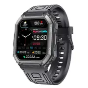Waterproof Pedometer Sport Smart Watch Support Heart Rate Blood Pressure Monitoring Bt Calling Black Smart Watches