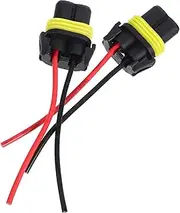 2pcs Automotive Accessories Replacement Headlight Connector Adapter Headlight Wiring Harness Connector Wiring Harness Sockets Automotive Accessories Copper