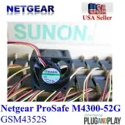 1x New Quiet Replacement fan for Netgear ProSafe M4300-52G (GSM4352S)