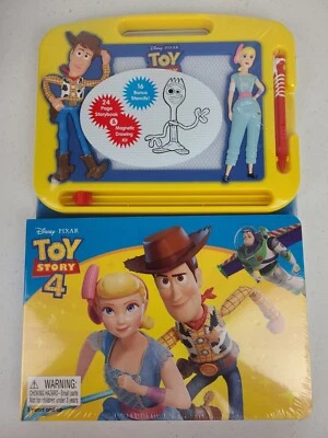 Disney Pixar Toy Story 4 Magnetic Drawing Kit 24 Page Storybookand 16 Stencils