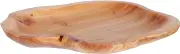 Homoyoyo Wooden Decorative Tray Irregular Serving Tray for Snacks Fruits Appetizers Rustic Wood Design for Home Hotel Decor Versatile Sturdy Craftsmanship