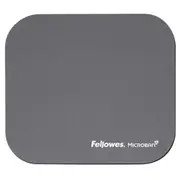 Fellowes 5934001 Mouse Pad w/ Microban Product Protection - Silver [5934001]