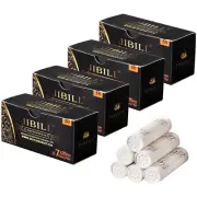 JIBILL 200pcs 7mm Activated Carbon Filters for Tobacco Smoking Pipe Ceramic Caps