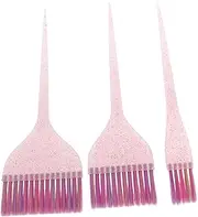 HAPINARY 3pcs Hair Dyeing Comb Highlighting Comb Long Tail Applicator Brush Hair Dyeing Brushes Dye Applicator Brush Hair Tinting Tools Hair Oiling Applicator Long Handle Hair Brush