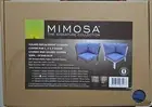 Mimosa Solaris Replacement Cushion Covers for Lounge Corner Piece - Blue