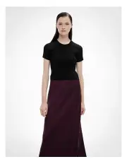 [Witchery] Hybrid Short Sleeve Dress in Black Multi