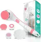 Electric Body Brush Back Scrubber for Shower Rechargeable Exfoliating Bath Brush