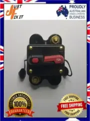70A Circuit Breaker DC Voltage : 12V-14V Availability : Stocked item RED BLACK