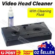 Video Head Cleaner Tape Cassette Wet System for VCR VHS Player VIC