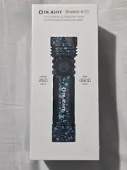 OLIGHT Seeker 4 Pro High Power Flashlight 4,600 Lumens IPX8 Rotary Knob Switch
