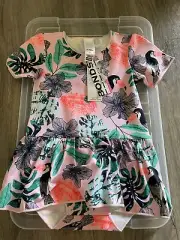 Bonds Toucan Birds Floral Balletsuit (Size 2) BNWT -