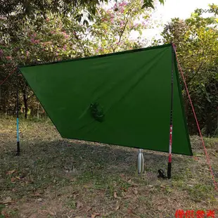 [新品到貨]多功能輕便帶帽雨衣徒步騎行防雨罩雨披雨衣戶外野營帳篷墊[26]