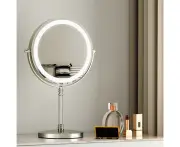 Makeup Mirror LED Light Cosmetic Round 360 Rotation 10X Magnifying