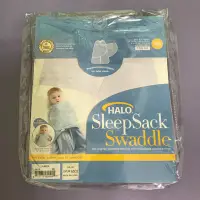 在飛比找蝦皮購物優惠-HALO sleepsack swaddle 近全新，刷毛 